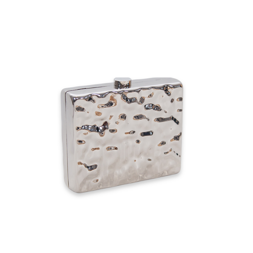 Vera Silver Clutch - Vera Gümüş Renk Clutch