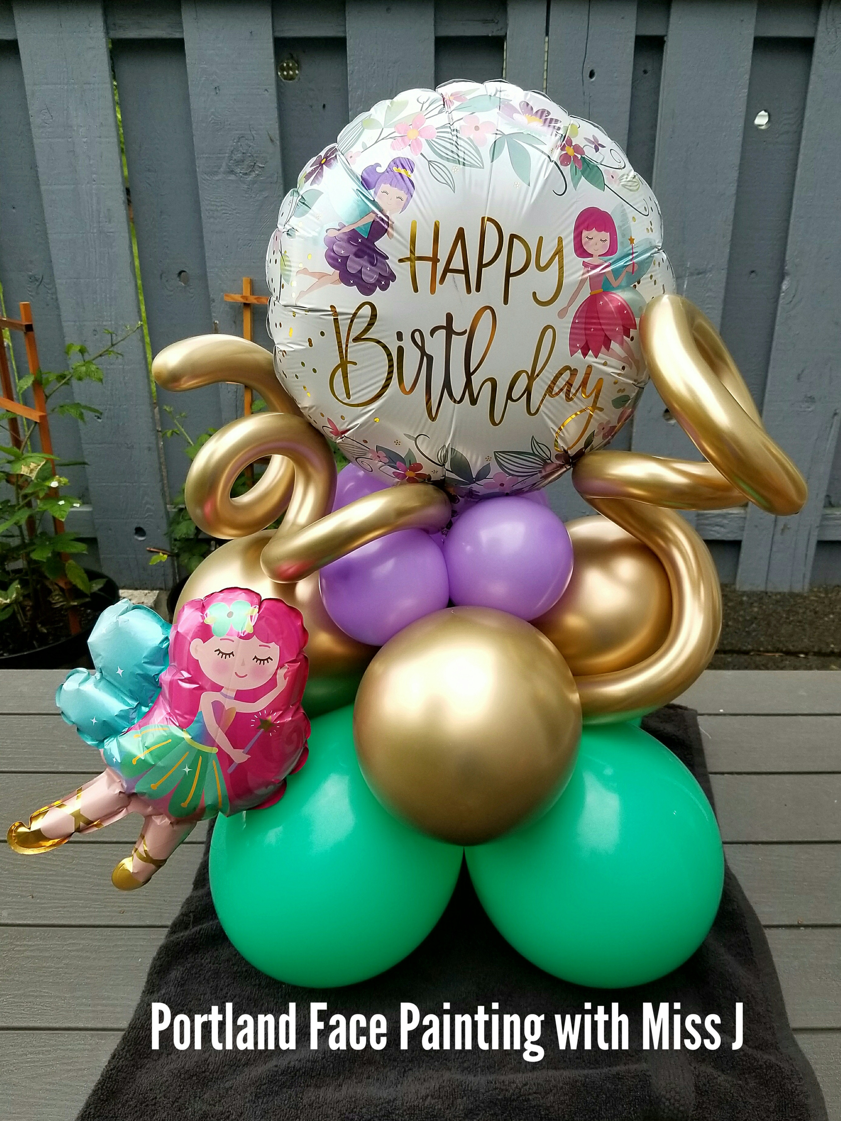 Fairy Birthday Balloon Bouquet