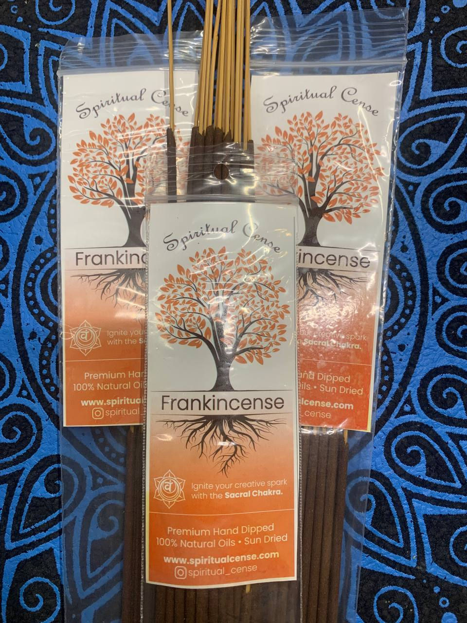 “FRANKINCENSE” Sacral Chakra Incense Pack of 15