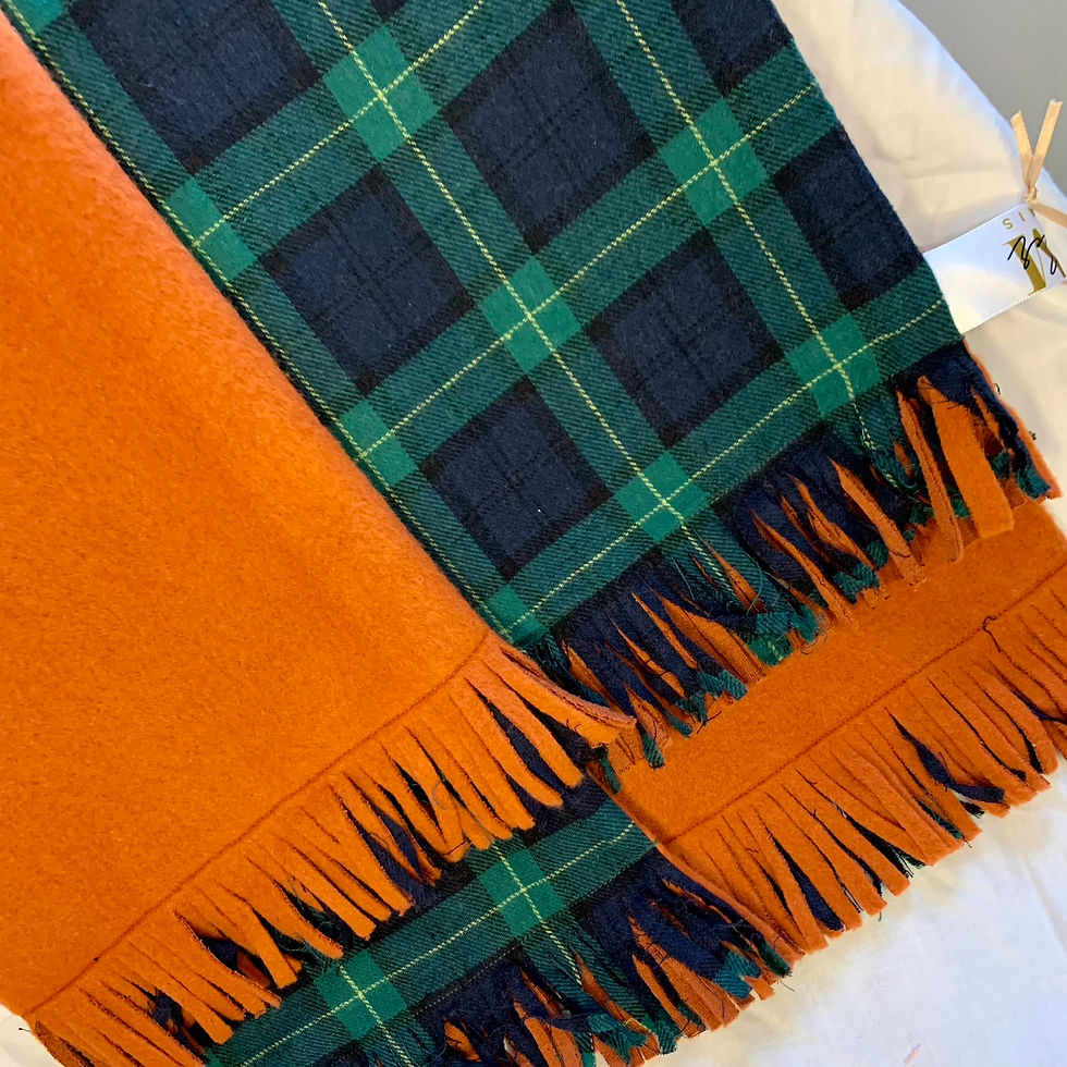 Thumbnail: Reversible Checked Scarf