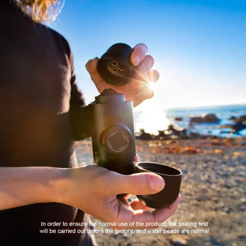 Thumbnail: 140ml Travel Outdoor Espresso Coffee Maker Mini Hand Press