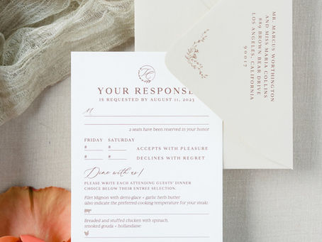 Mail or Digital? Breaking Down the 3 Wedding RSVP Options