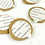 Thumbnail: Dainty Wildflower Crest Double Initial Pre-Stamped Customizable Wax Seals