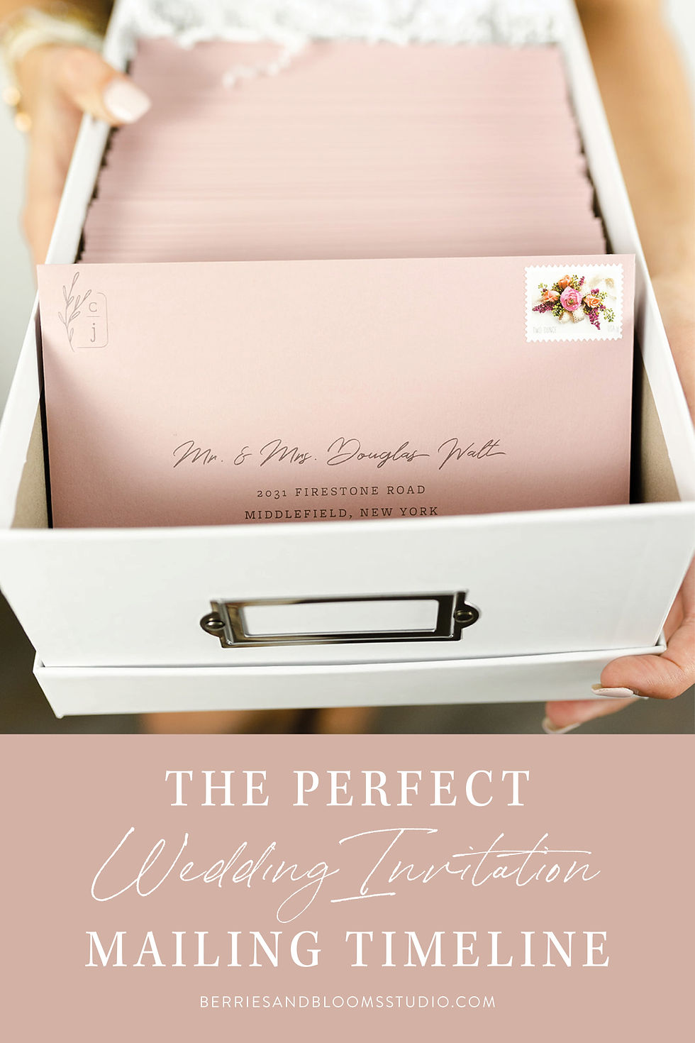 Mailing your wedding save the dates and invitations