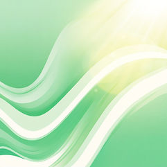 pastel colours in lgith green and white in a painting style evoking calm and peace of basi