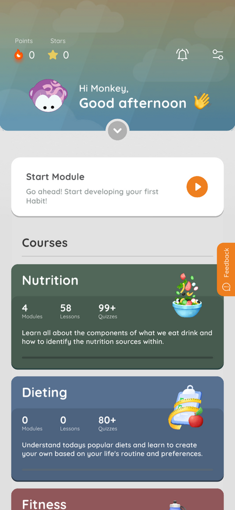 Habit Monkey main page