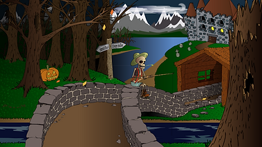 Halloween game for parents to play with small children.