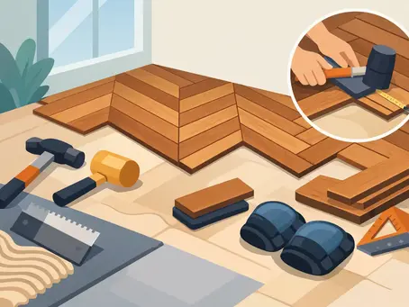 Chevron Parquet Flooring Installation Guide