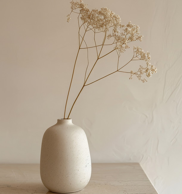 Une inspiration wabi-Sabi. 