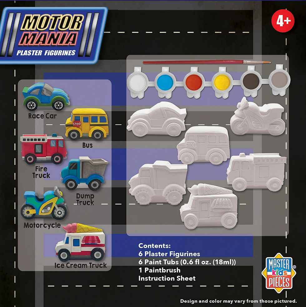 Thumbnail: Motor Mania - Plaster Figurine Paint Set