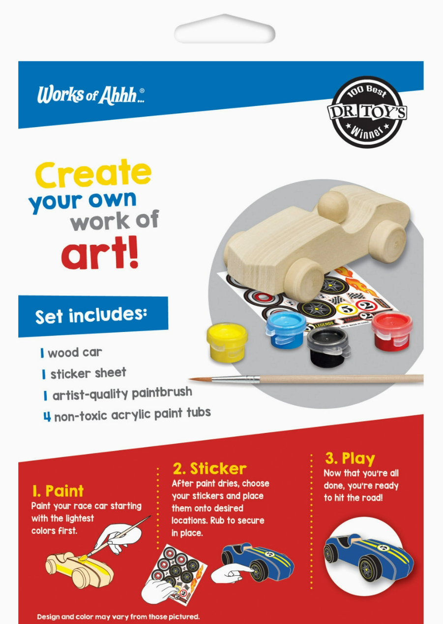 Thumbnail: Race Car Wood Paint Kit