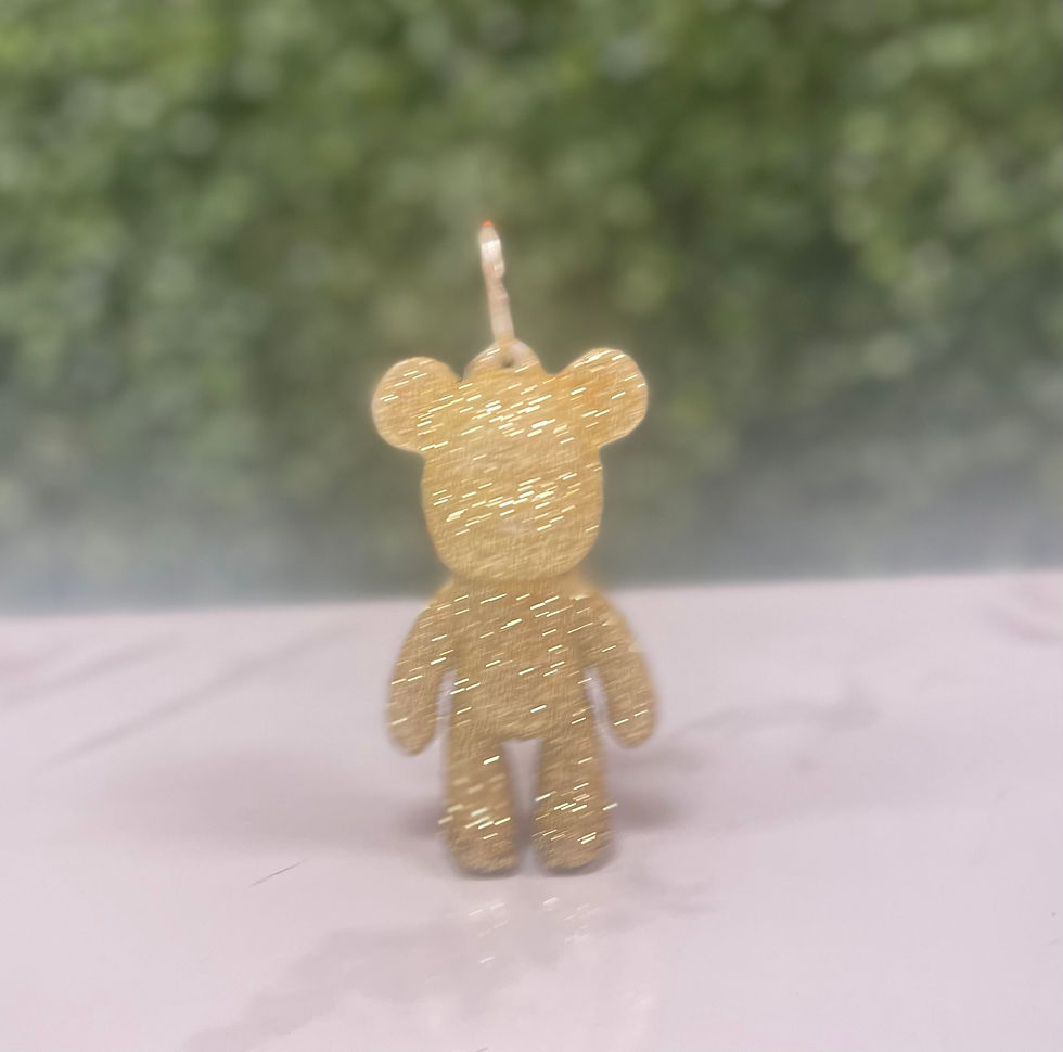 Sparkle Bear Keychain (custom)