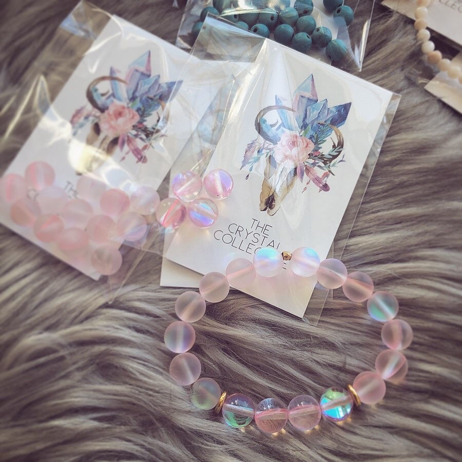 Thumbnail: Bracelet Kits Sandia, Pink Aura, Fancy, Sweet, Rosewood Diffuser