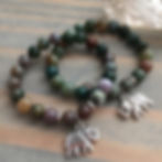 Thumbnail: Lucky Elephant Charm Bracelet + Silver