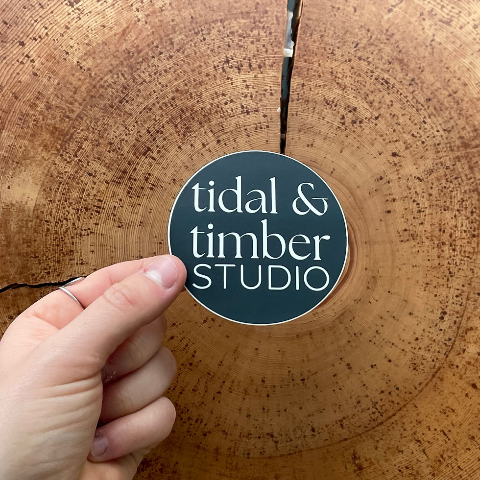 Thumbnail: Tidal and Timber Sticker