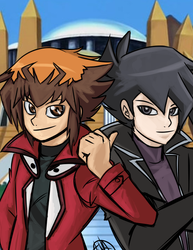 Jaden y Chazz (Yu-Gi-Oh! GX)