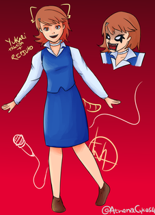 Yukari Takeba (Persona 3) x Retsuko (Aggretsuko)