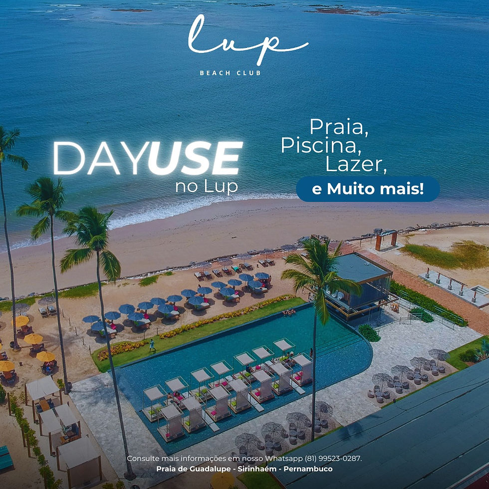 Viva uma experiência inesquecível no Lup Beach Club, na deslumbrante Praia de Guadalupe, S