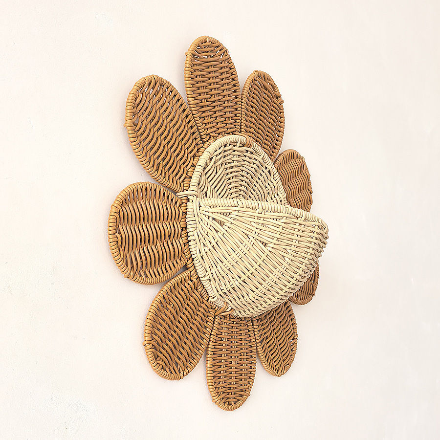 Thumbnail: Nordic Rattan Wall Hanging Basket 