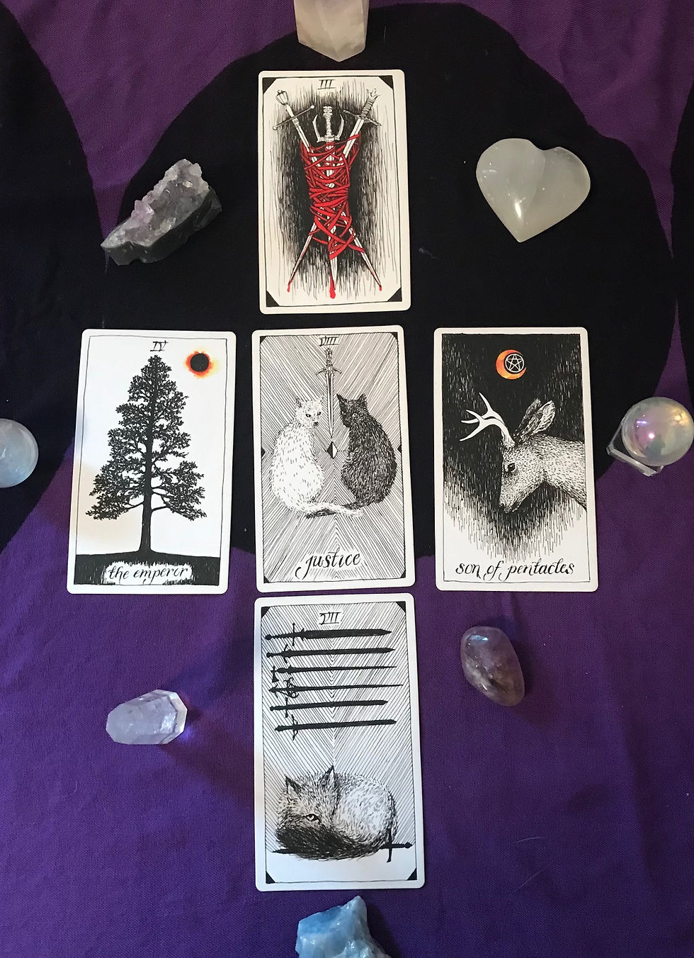 Thumbnail: 5-card tarot reading -up to 3 questions by email