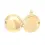 Thumbnail: 18K Gold Stainless Steel Plain Locket