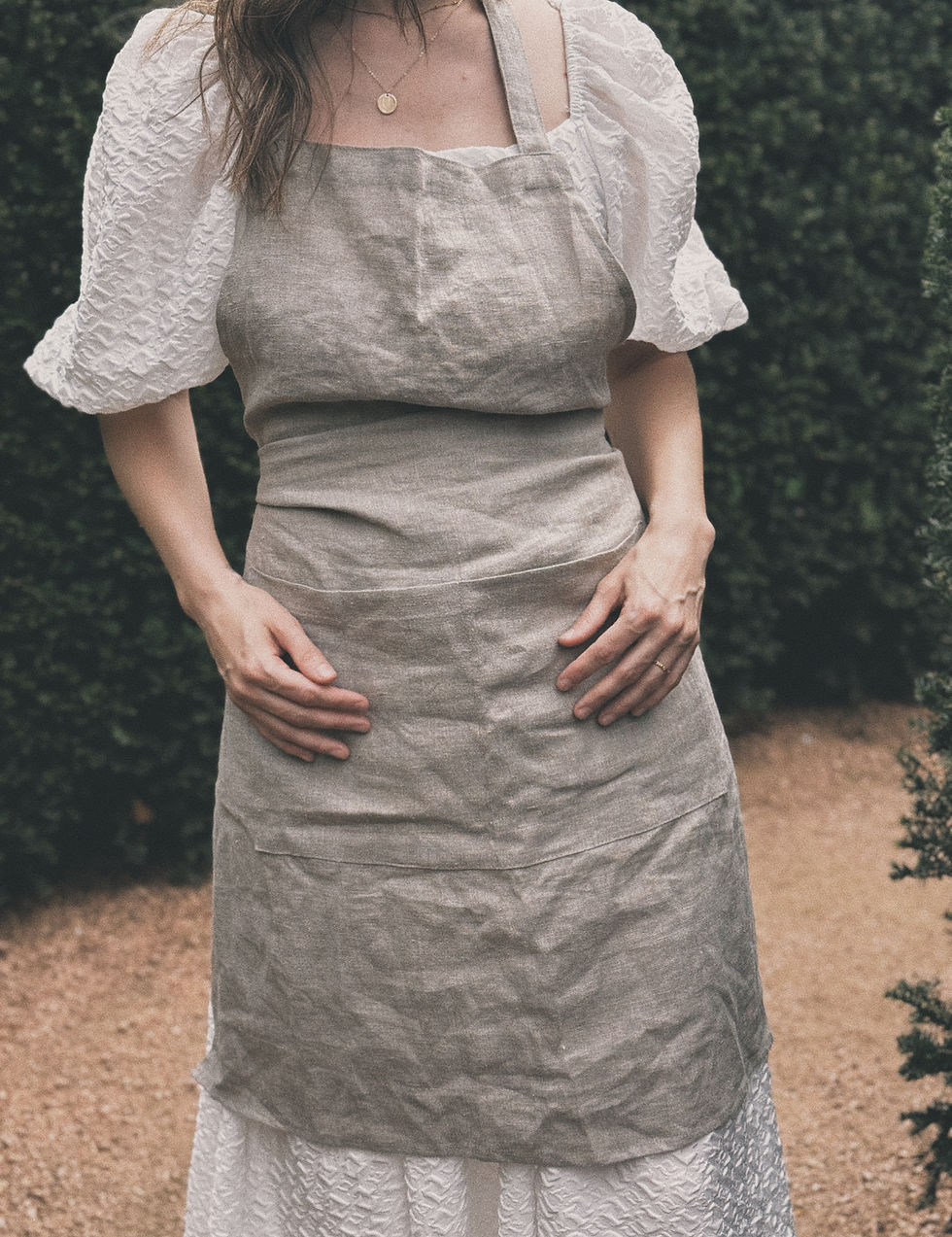 Thumbnail: Heirloom Linen Apron