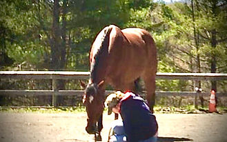 Mariah meditting with Dan.jpg