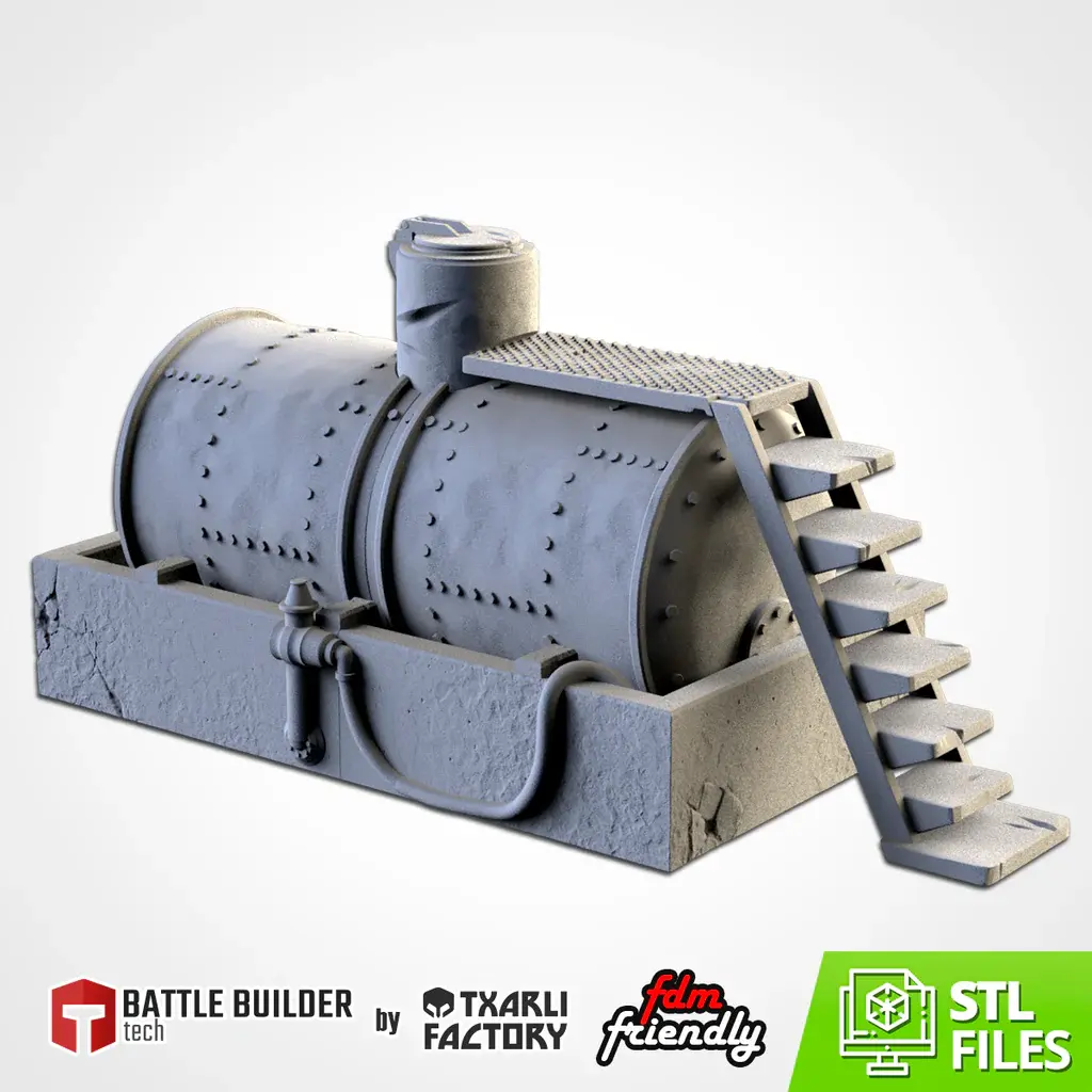Industrial Storage Tank Scatter Terrain