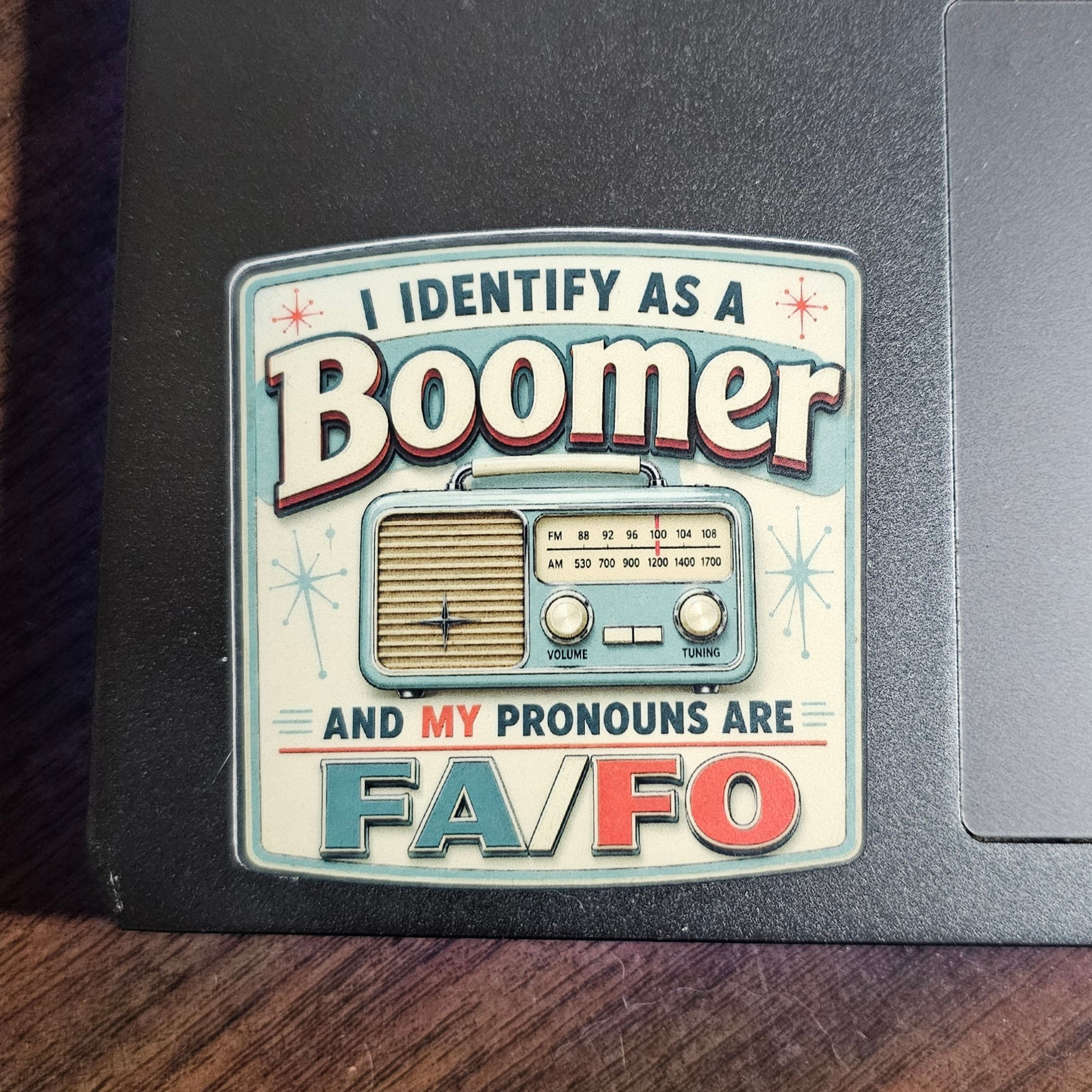 Boomer FAFO Sticker