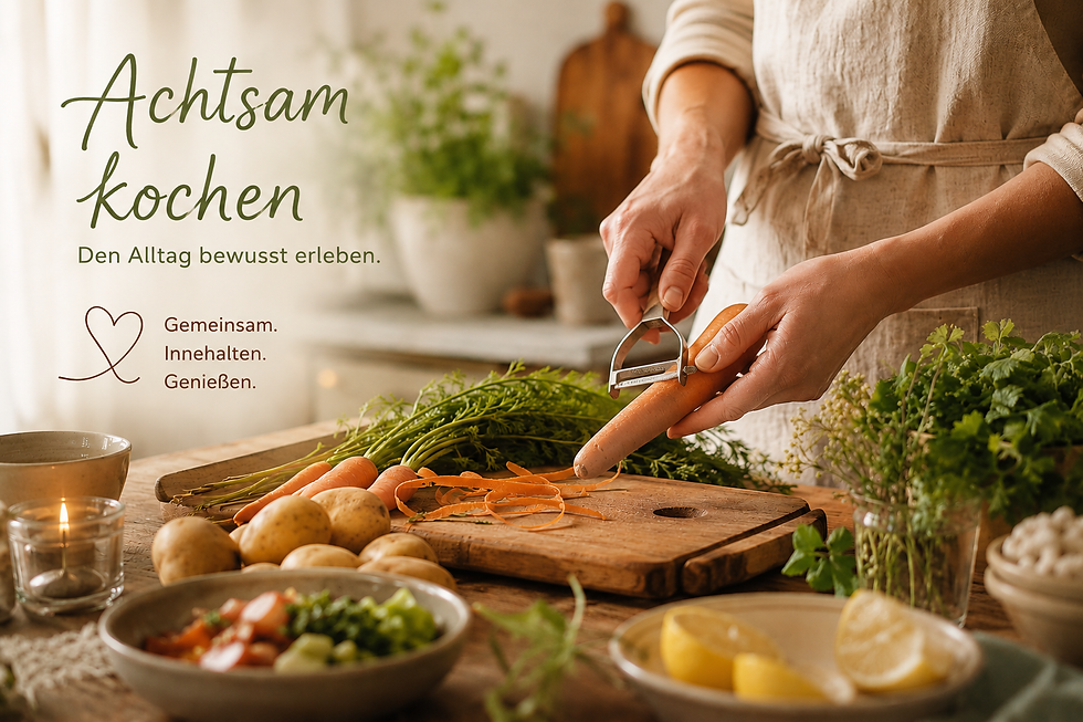 Achtsam kochen – den Alltag bewusst erleben