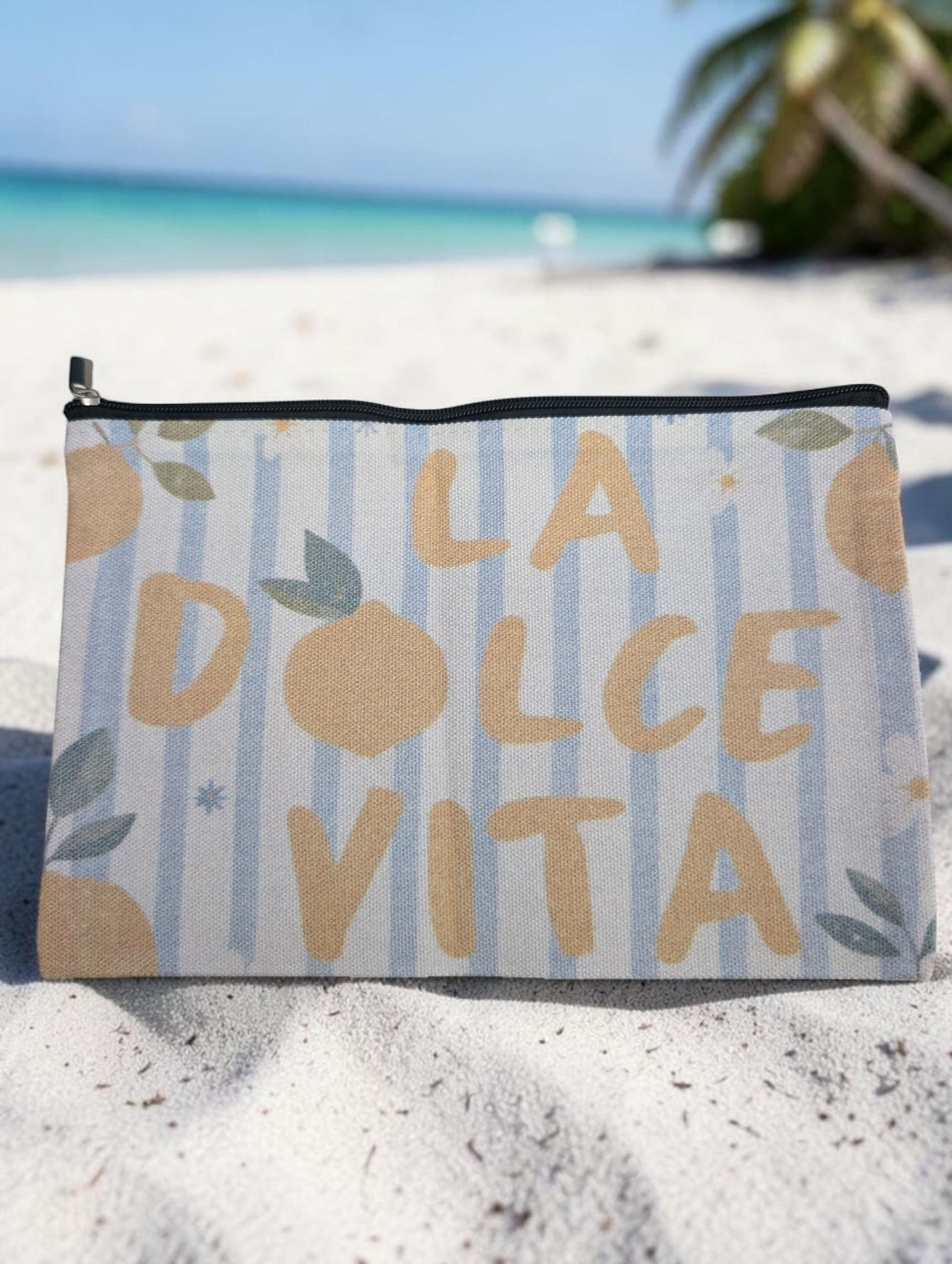 Pochette dolce vita bleu