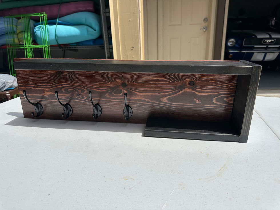 Thumbnail: Magnetic Coat Rack and Shelf