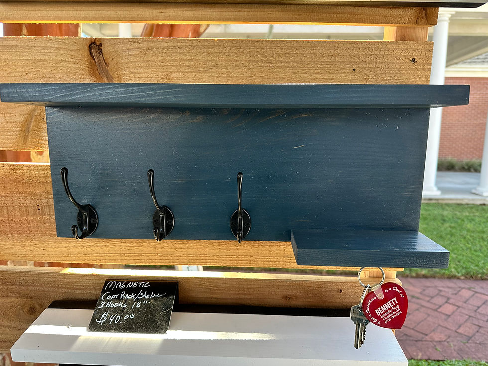 Thumbnail: Magnetic Coat Rack and Shelf
