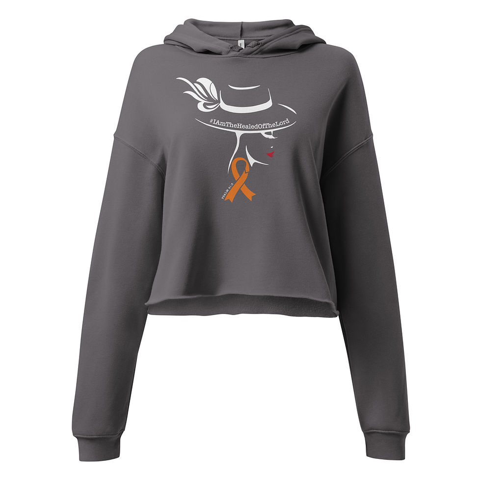 Thumbnail: Healed of the Lord - Crop Hoodie (Limited Edition)