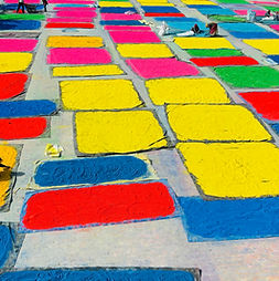 Natural sun drying of colors - The Herbal Earth - Herbal Gulal Manufacturer.jpeg