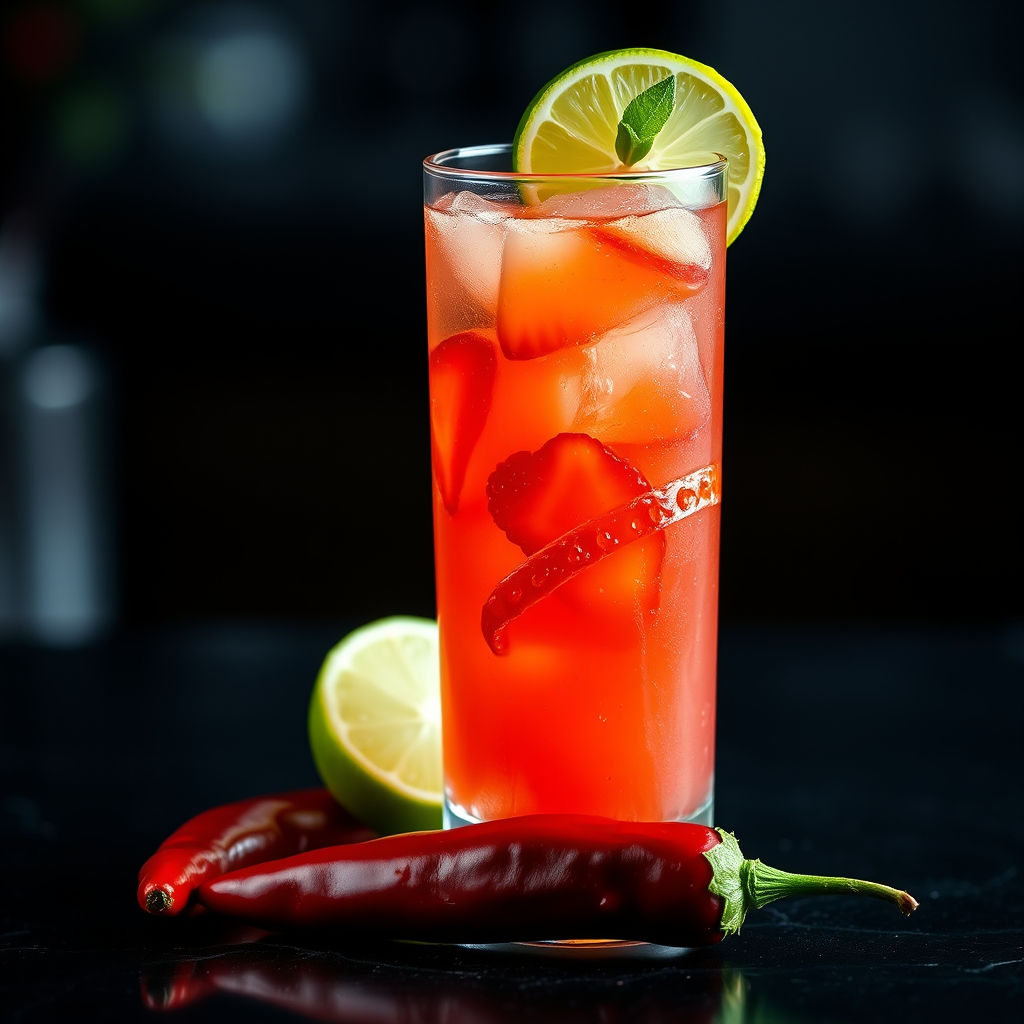 Spicy Strawberry Margarita