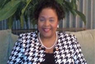This is a photo of Valinda Milsap Robinson, founder and president of Good Works Theatre.
