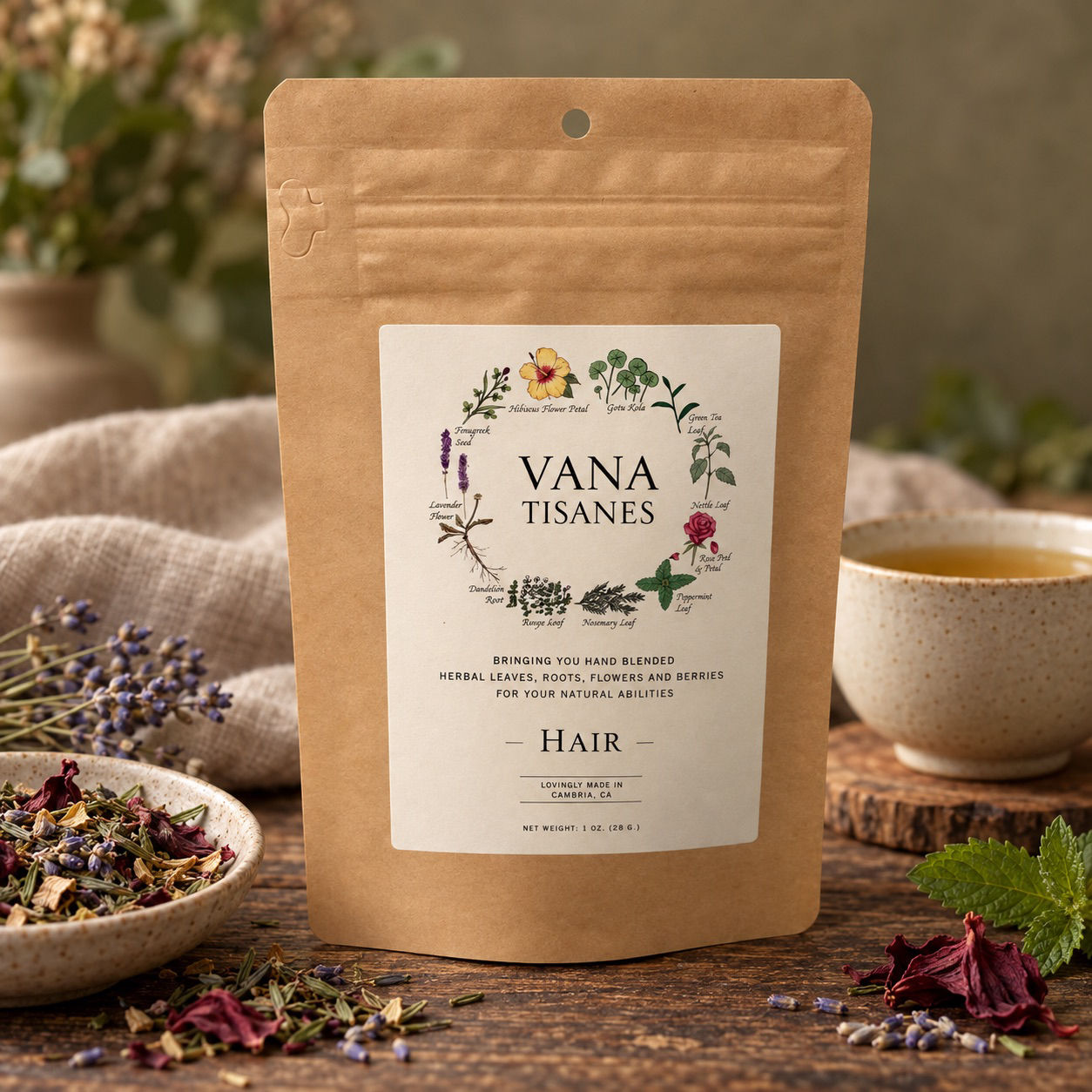VANA TISANES – Hair Herbal Tea Blend