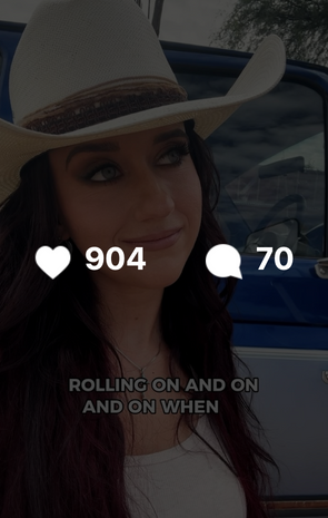 singer taking selfie