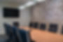 Conference Room with Faux Brick Accent Wall
