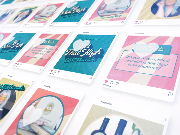 Cannabis podcast logo and brand