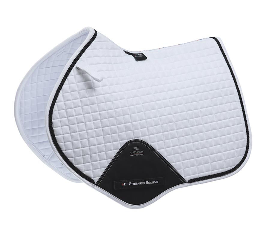 Miniature : tapis de selle cheval pour le cso blanc