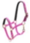 licol doublé couleur rose pour poney shetland