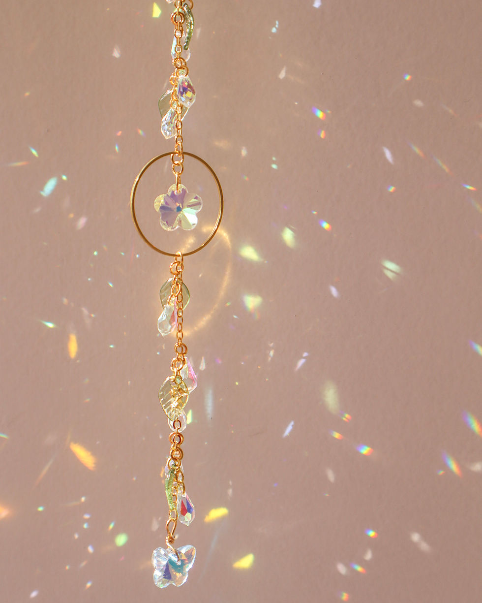 Apanhador de luz "jardim das fadas" - Encantário