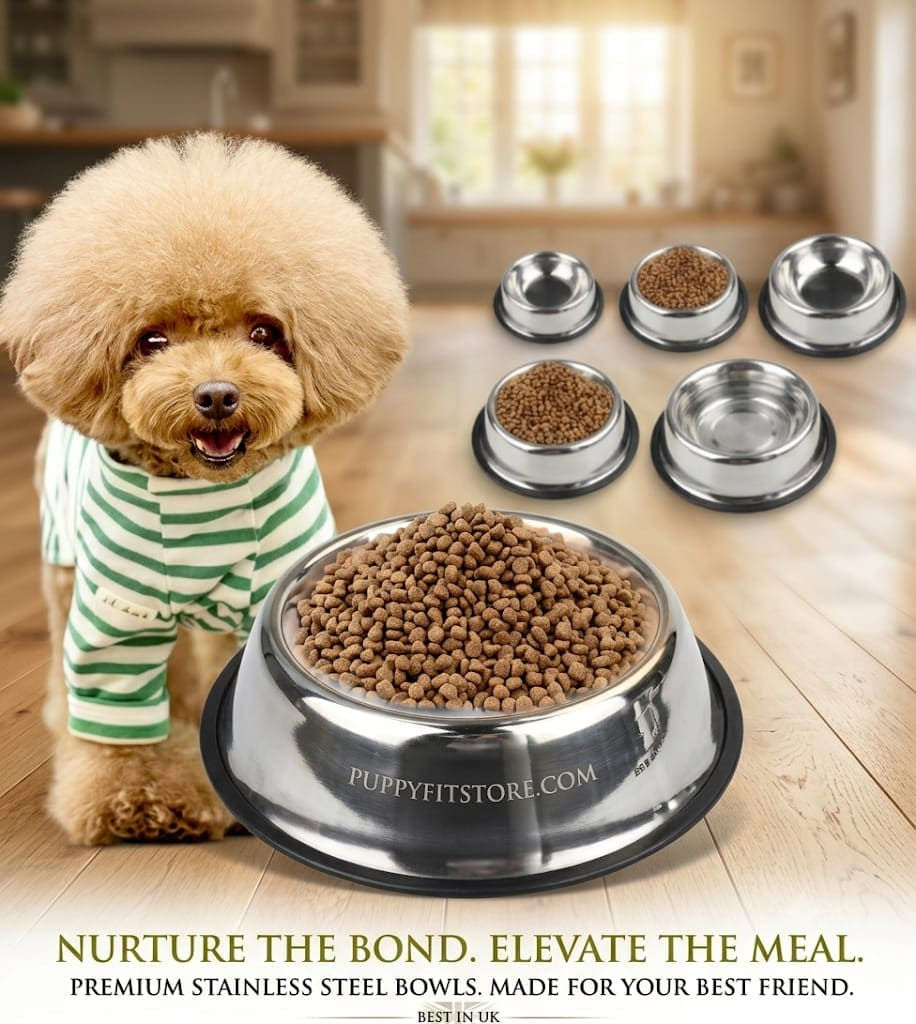 PuppyFit Stainless Steel Pet Bowl