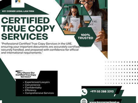 True Copy Attestation Services in UAE | What You Need to Know