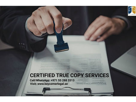 NRI True Copy Attestation of Documents for KYC in UAE