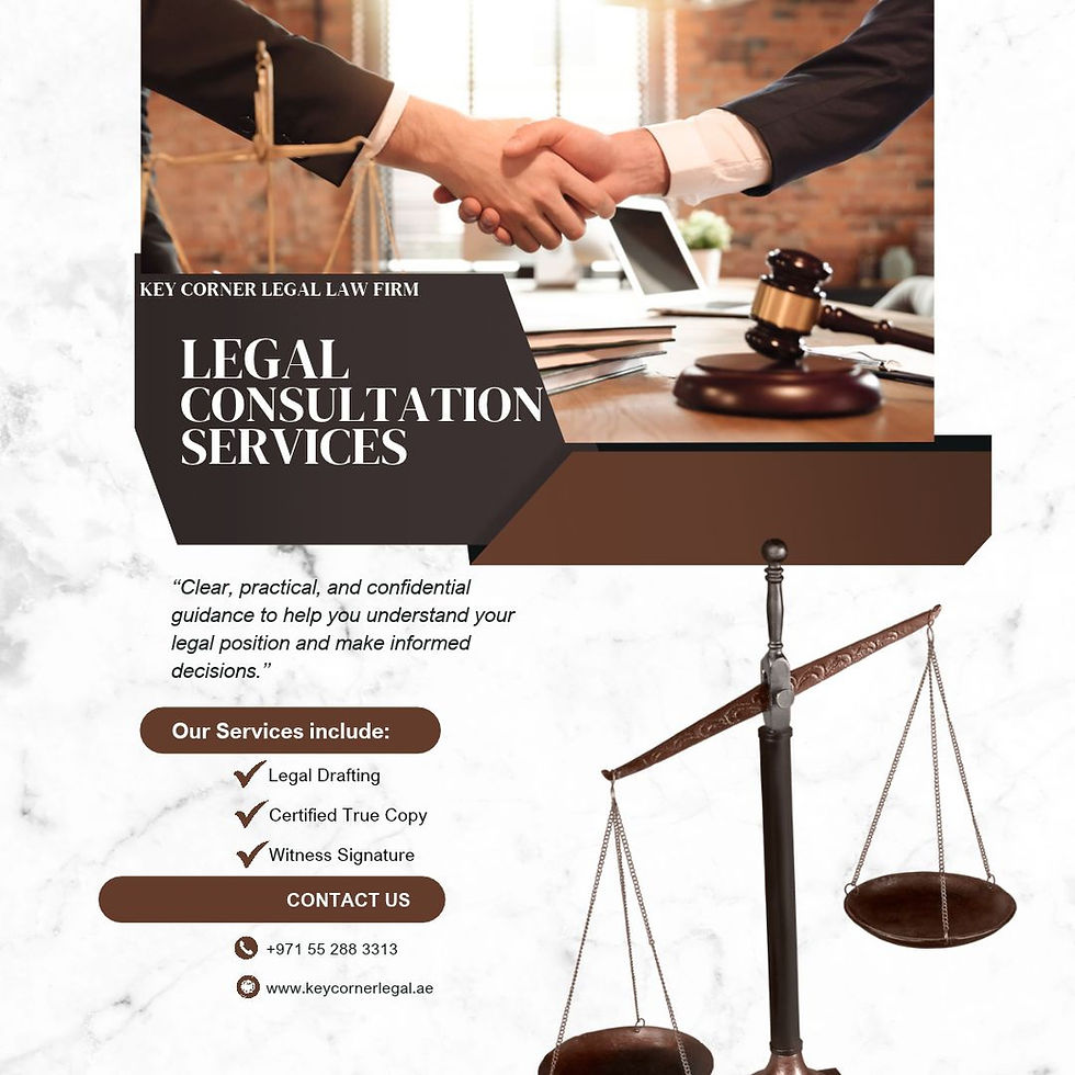 When Do You Need a Legal Consultant in the UAE? A Practical Guide