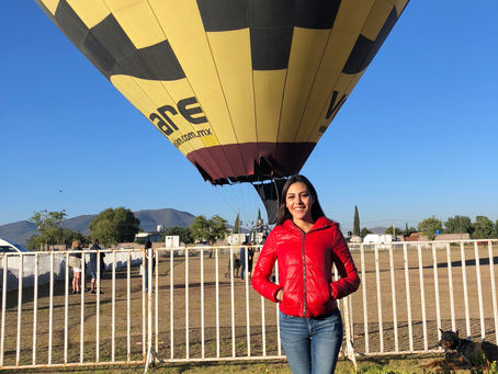 VUELO EN GLOBO SOBRE TEOTIHUACÁN.