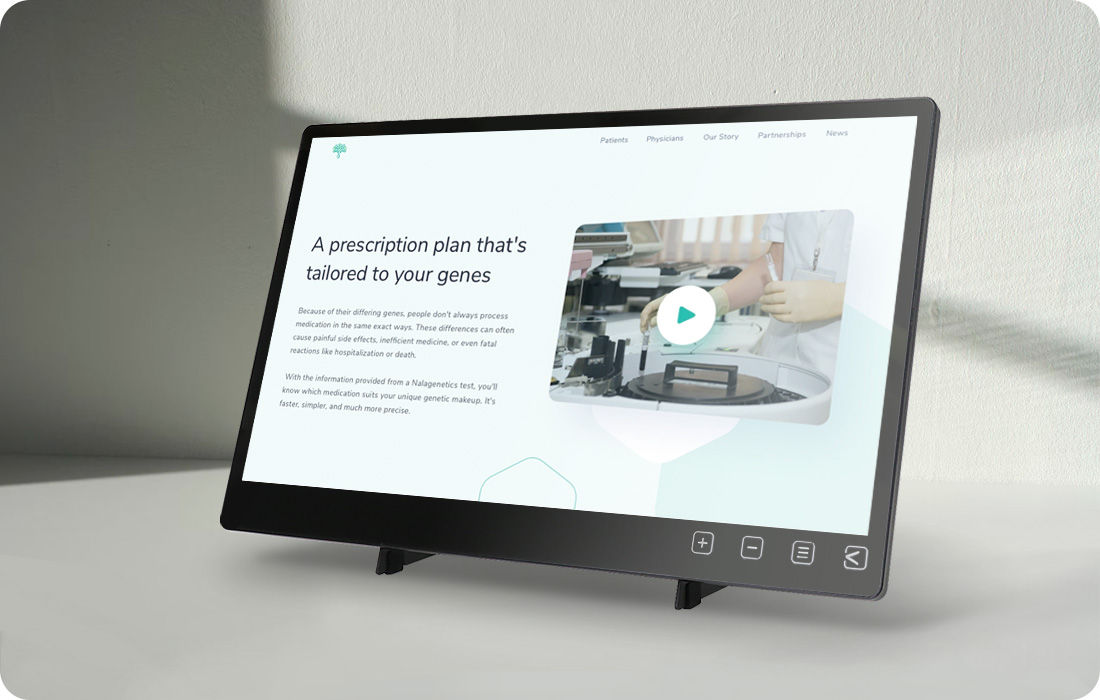 Gechic 15.6" T151A Industrial Touch Monitor, HDMI, USB-C, Built-in Gain IC